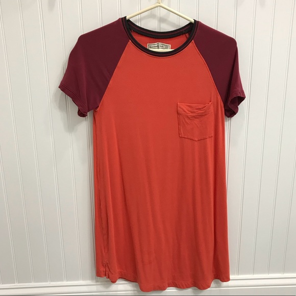 t shirt dress abercrombie and fitch